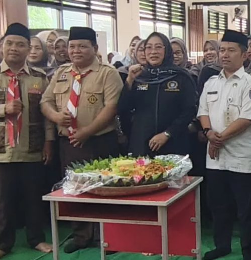 Gedung baru Sekolah Dasar Negeri (SDN) Cinangka 3 di Jalan Masjid Nurul Yaqin, Kelurahan Cinangka, Kecamatan Sawangan, Kota Depok, yang telah selesai direvitalisasi.