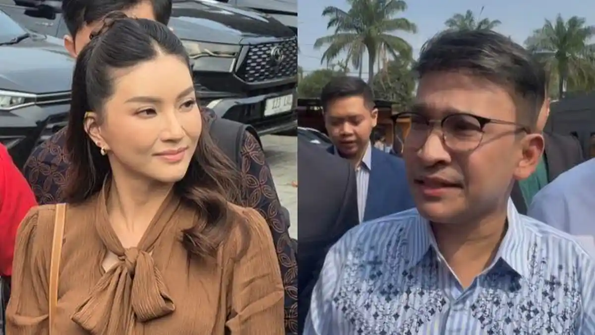 Potret Sarwendah bersama anak-anaknya dalam sebuah kesempatan acara publik di Jakarta.